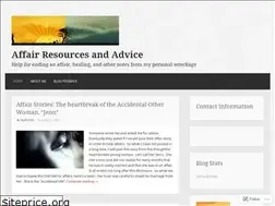 Sites similar to affairadvice.wordpress.com