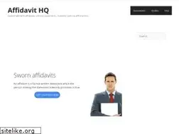 Sites similar to affidavits.info