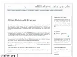 Sites similar to affiliate-einsteiger.de