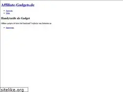 Sites similar to affiliate-gadgets.de
