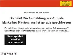 Sites similar to affiliate-marketing-masterclass.de