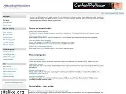 Sites similar to affiliatebeginnersguide.com