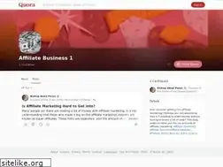 Sites similar to affiliatebusiness.quora.com