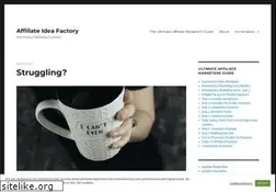 Sites similar to affiliateideafactory.com