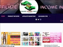 Sites similar to affiliateincomeinfo.com