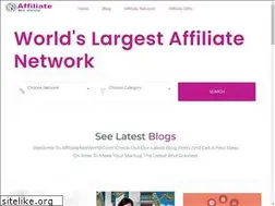Sites similar to affiliatenetworld.com