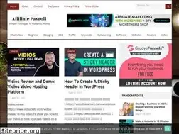 Sites similar to affiliatepayroll.com
