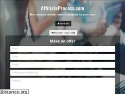 Sites similar to affiliateprocess.com