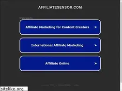 Sites similar to affiliatesensor.com
