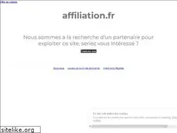 Sites similar to affiliation.fr