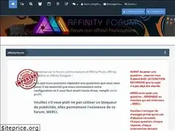 Sites similar to affinity-forum.fr