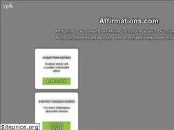 Sites similar to affirmations.com