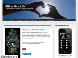 Sites similar to affirmyourlife.blogspot.com