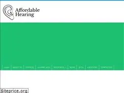Sites similar to affordable-hearingllc.com
