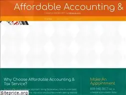 Sites similar to affordableaccountinglex.com