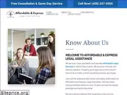 Sites similar to affordableandexpresslegal.com