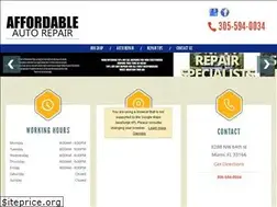 Sites similar to affordableautorepairmiamifl.net