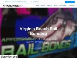 Sites similar to affordablebailbondsva.com