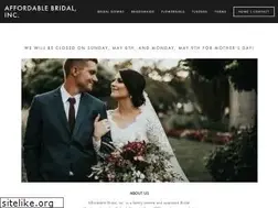 Sites similar to affordablebridalinc.com
