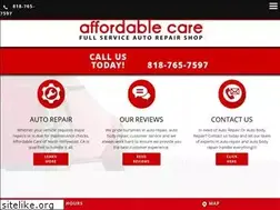 Sites similar to affordablecareautorepair.com