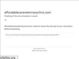 Sites similar to affordablecareveterinaryclinic.com