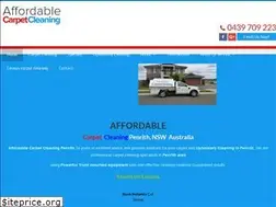 Sites similar to affordablecarpetcleaning.com.au