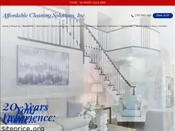 Sites similar to affordablecleaningsolutionsinc.com