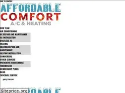 Sites similar to affordablecomfortaz.com