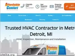 Sites similar to affordablecomfortmi.com