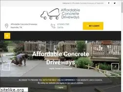 Sites similar to affordableconcretedrivewaystn.com