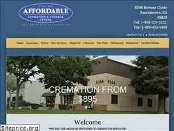 Sites similar to affordablecremationofsacramento.com