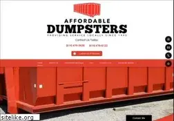 Sites similar to affordabledumping.com
