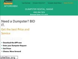 Sites similar to affordabledumpsternearme.com