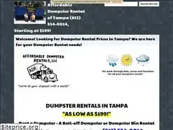 Sites similar to affordabledumpsterrental-tampa.com