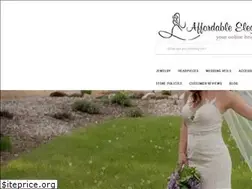 Sites similar to affordableelegancebridal.com