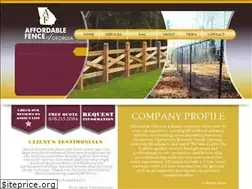 Sites similar to affordablefencega.com