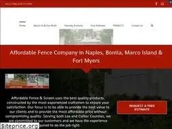 Sites similar to affordablefencenaples.com