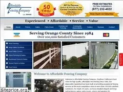 Sites similar to affordablefencingcompany.com