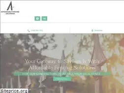 Sites similar to affordablefencingsolutions.com