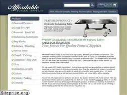 Sites similar to affordablefuneralsupply.com