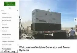 Sites similar to affordablegenerator.com