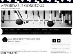 Sites similar to affordablegorgeous.wordpress.com