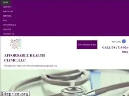 Sites similar to affordablehealthclinic.net