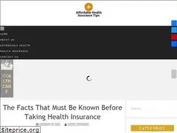 Sites similar to affordablehealthinsurancetips.com