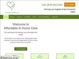 Sites similar to affordablehomecareservice.com