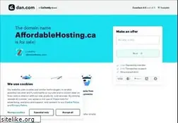 Sites similar to affordablehosting.ca