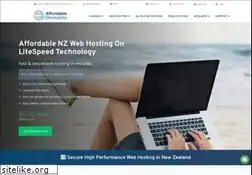 Sites similar to affordablehosting.co.nz