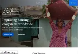 Sites similar to affordablehousinginstitute.org