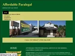 Sites similar to affordableparalegalredding.com