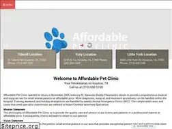Sites similar to affordablepetclinic.net
